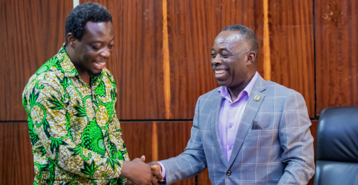 PARLIAMENTARY NEWS OF AFRICA PAYS COURTESY CALL ON HEAD OF CIVIL SERVICE