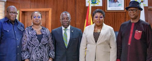 NIGERIA’S FEDERAL CIVIL SERVICE PAID A COURTESY CALL ON THE HEAD OF THE GHANA CIVIL SERVICE